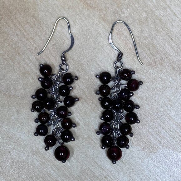 Sterling Silver 925 and Gemstone Earrings – 2 Pairs - Picture 8 of 11